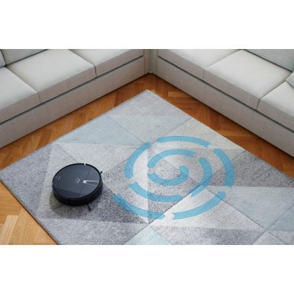 Niceboy ION Charles i4 - Pametni robotski sesalnik 2v1 4400 mAh Wi-Fi črna + Daljinski upravljalnik