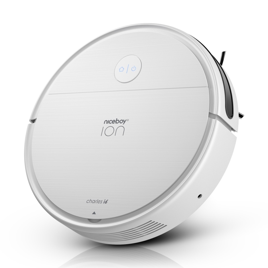 Niceboy ION Charles i6 - Pametni robotski sesalnik 2v1 2600 mAh Wi-Fi bela