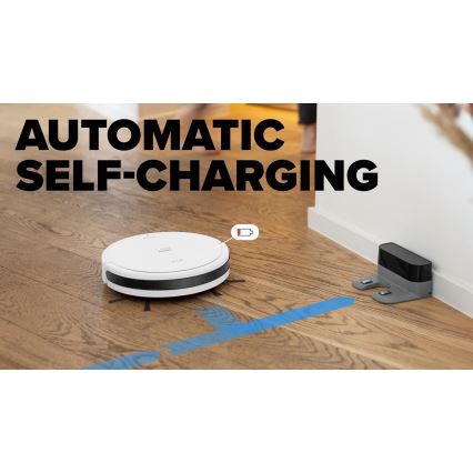 Niceboy ION Charles i6 - Pametni robotski sesalnik 2v1 2600 mAh Wi-Fi bela