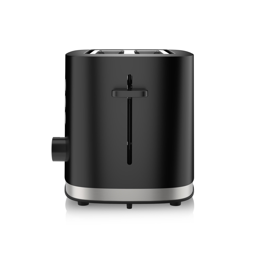Niceboy ION Cruncher C3 - Toaster z dvema luknjama in roaster 870W/230V črna