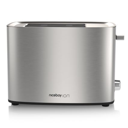 Niceboy ION Cruncher C4 - Toaster z dvema luknjama in roaster 850W/230V nerjaveče jeklo
