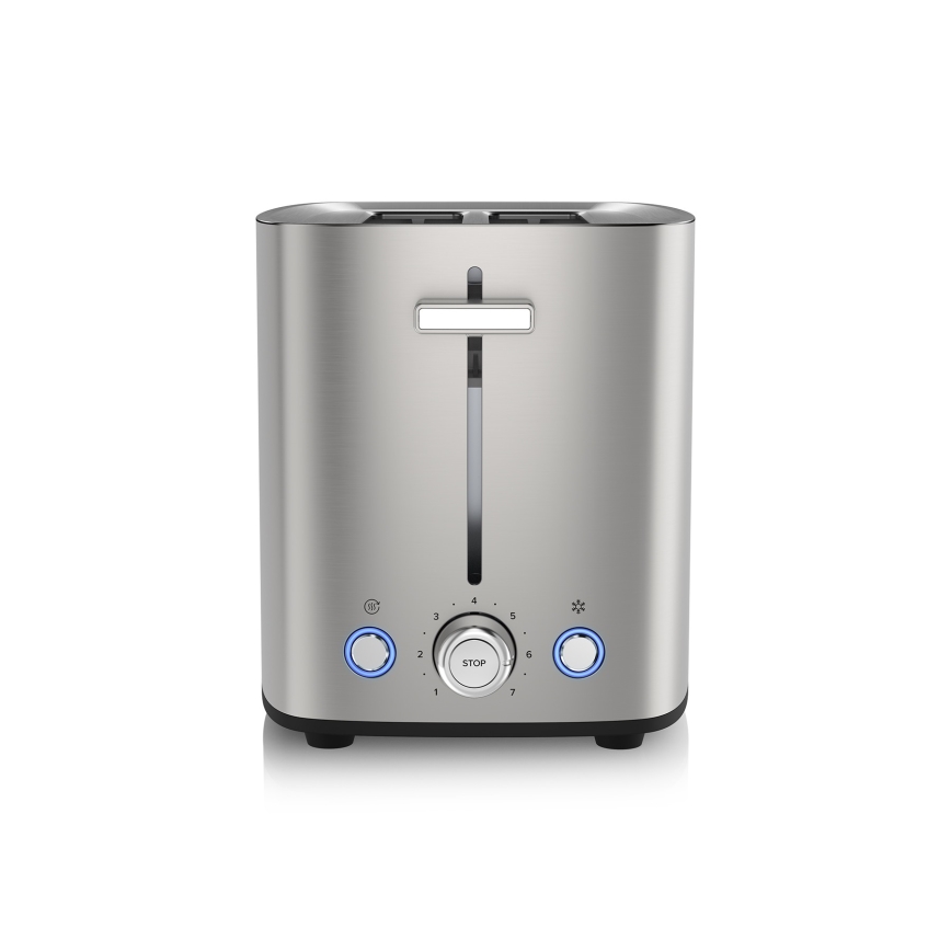 Niceboy ION Cruncher C4 - Toaster z dvema luknjama in roaster 850W/230V nerjaveče jeklo