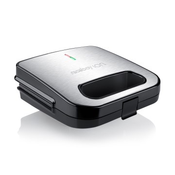 Niceboy ION Snacker S1 - Aparat za sendviče 750W/230V mat krom/črna