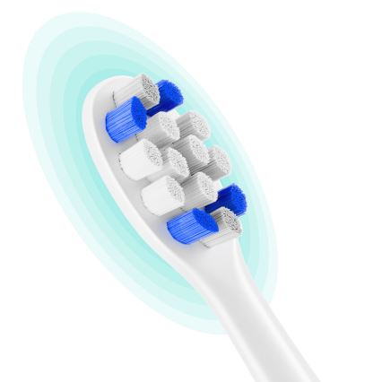 Niceboy ION Sonic Kids - Otroška sonična zobna ščetka 500 mAh IPX7 bela