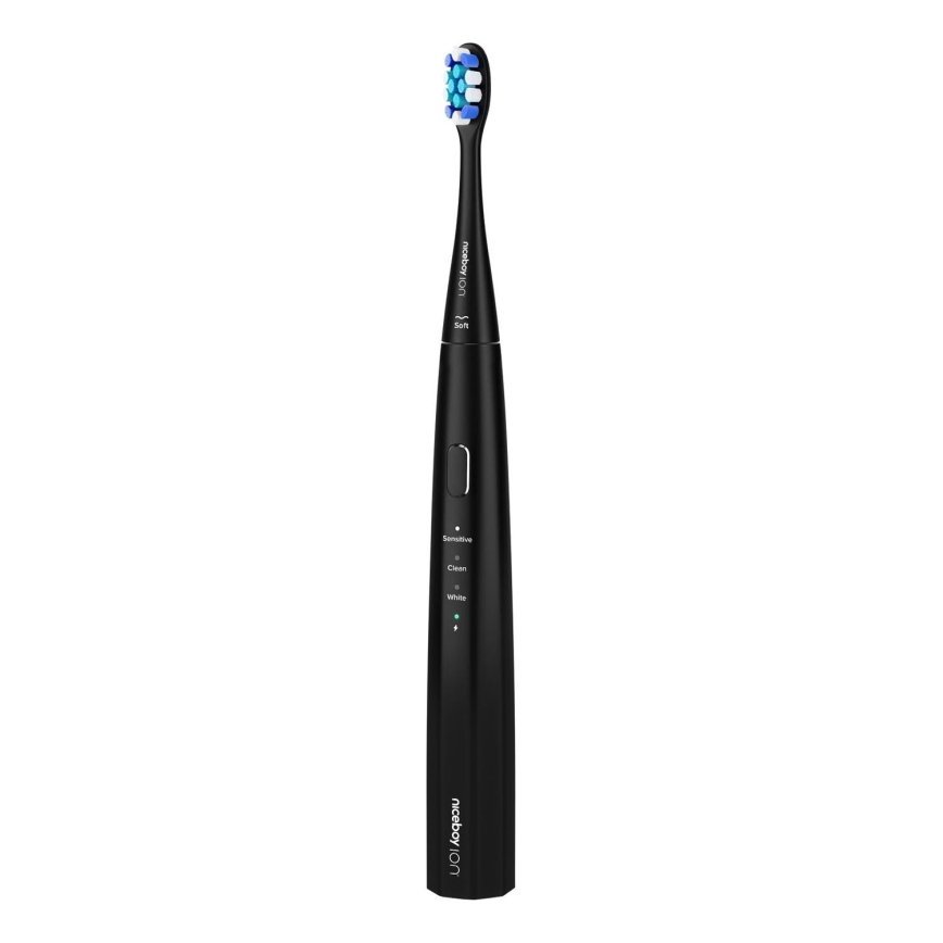 Niceboy ION Sonic Lite - Sonična zobna ščetka 500 mAh IPX7 črna