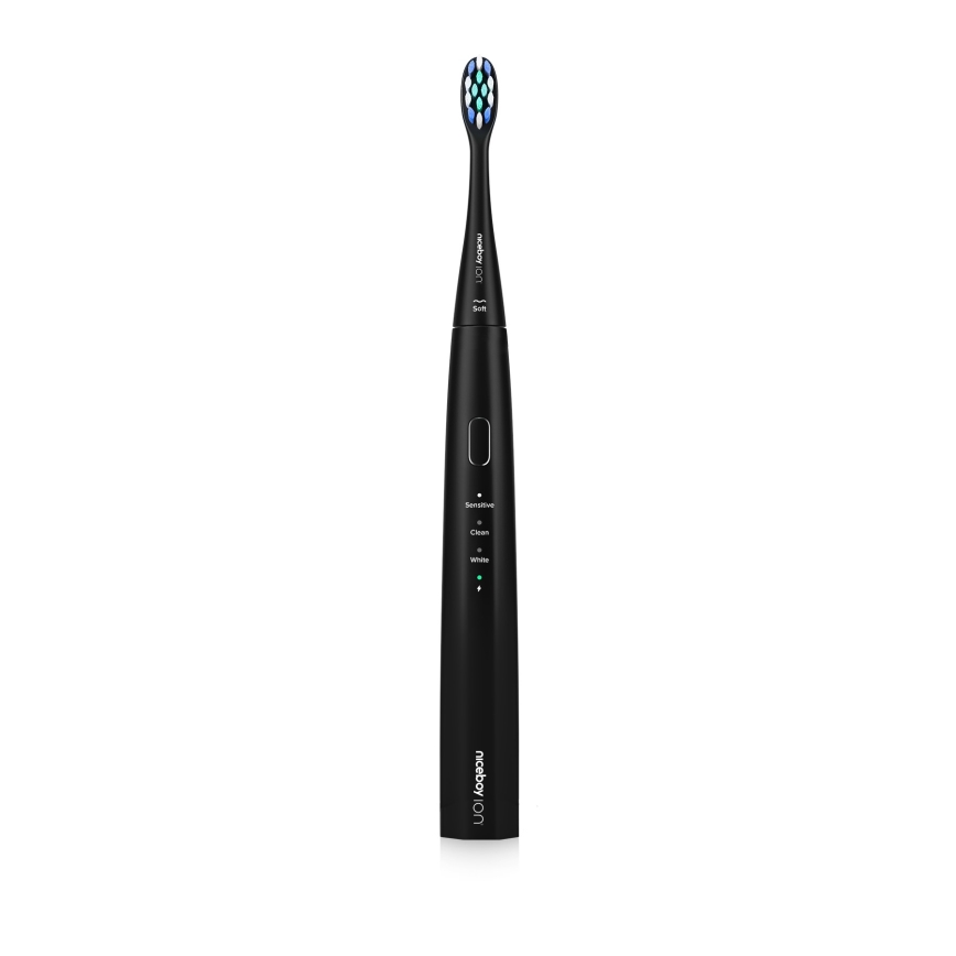 Niceboy ION Sonic Lite - Sonična zobna ščetka 500 mAh IPX7 črna
