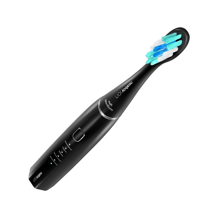 Niceboy ION Sonic - Sonična zobna ščetka 800 mAh IPX7 črna