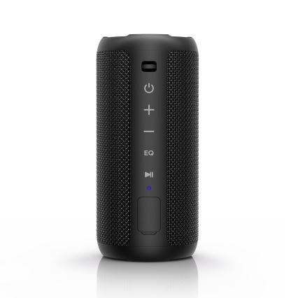 Niceboy Orion - LED Brezžični zvočnik z mikrofonom 24W/2200 mAh IPX7 črna