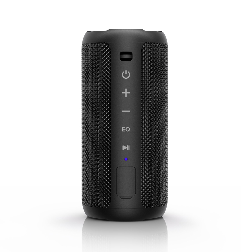 Niceboy Orion - LED Brezžični zvočnik z mikrofonom 24W/2200 mAh IPX7 črna