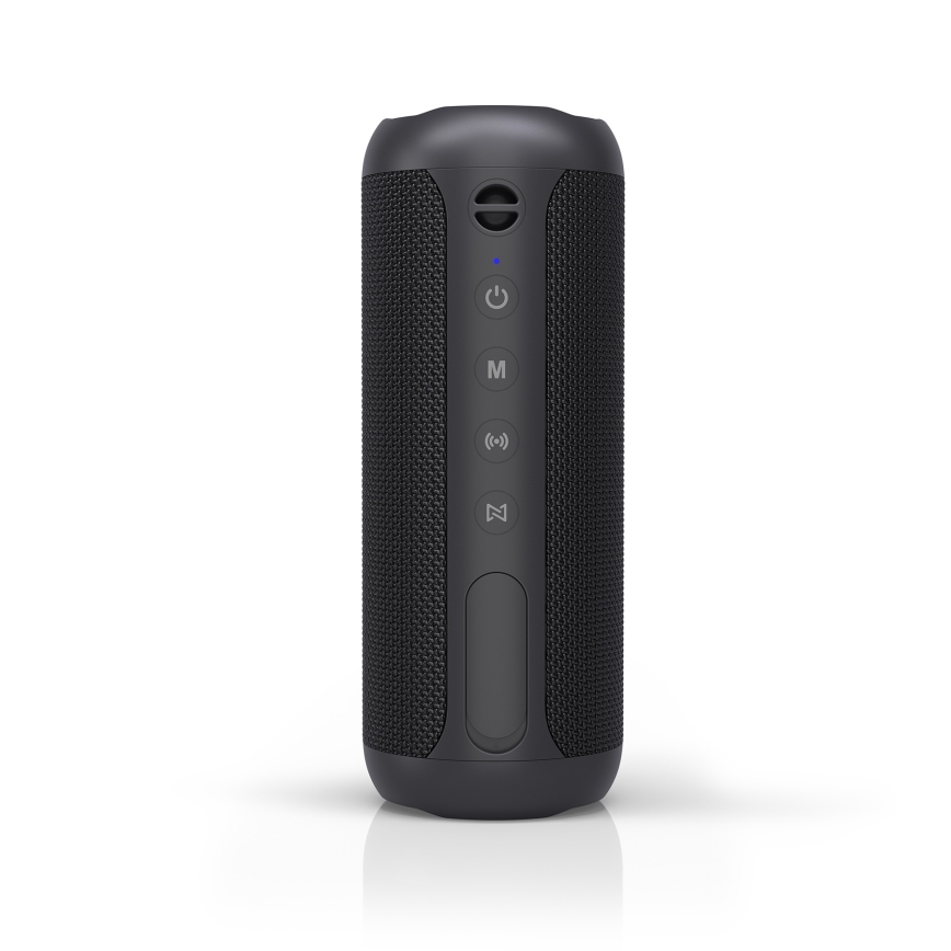 Niceboy Polaris - LED Brezžični zvočnik z mikrofonom 30W/4000 mAh IPX7 črna