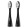 Niceboy - SET 2x Nadomestna glava Soft za zobno ščetko ION Sonic in SmartSonic črna