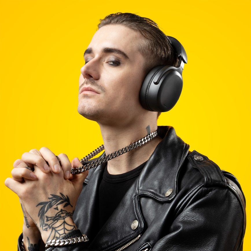 Niceboy Sora - Brezžične slušalke z mikrofonom 250 mAh IPX4 črna