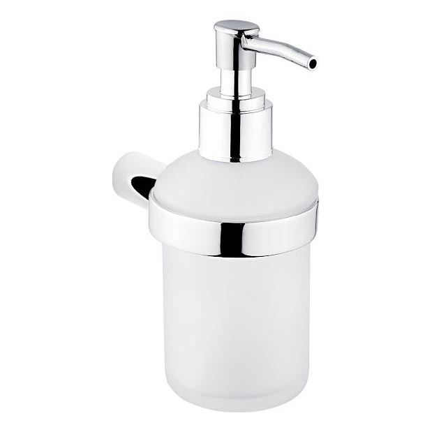 NIMCO BR 11031C-26 - Stenski dozirnik za milo BORMO 180 mm mat steklo/sijajni krom