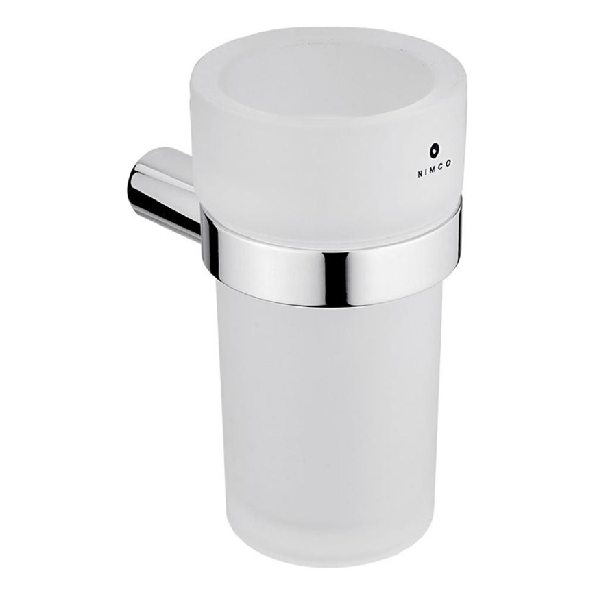 NIMCO BR 11058W-26 - Stensko držalo za zobno ščetko BORMO mat steklo/sijajni krom