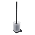 NIMCO MAC 29094CN-90 - Stenska WC ščetka MAYA mat steklo/mat črna