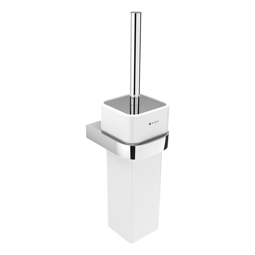 NIMCO NK 30094K-26 - Stenska WC ščetka NIKAU bela/sijajni krom