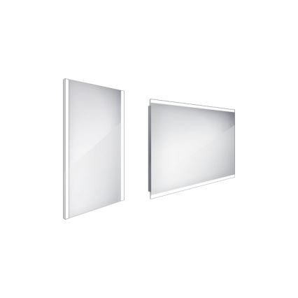 NIMCO ZP 11000 - LED kopalniško ogledalo z osvetlitvijo v ozadju LED/18W/230V 6500K 60x40 cm IP44