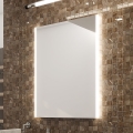 NIMCO ZP 11001 - LED kopalniško ogledalo z osvetlitvijo LED/21W/230V 6500K 70x50 cm IP44