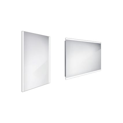 NIMCO ZP 11001 - LED kopalniško ogledalo z osvetlitvijo v ozadju LED/21W/230V 6500K 70x50 cm IP44