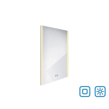 NIMCO ZP 11001VX - LED Kopalniško zatemnitveno osvetljeno ogledalo LED/21W/230V 3000-6500K 70x50 cm IP44