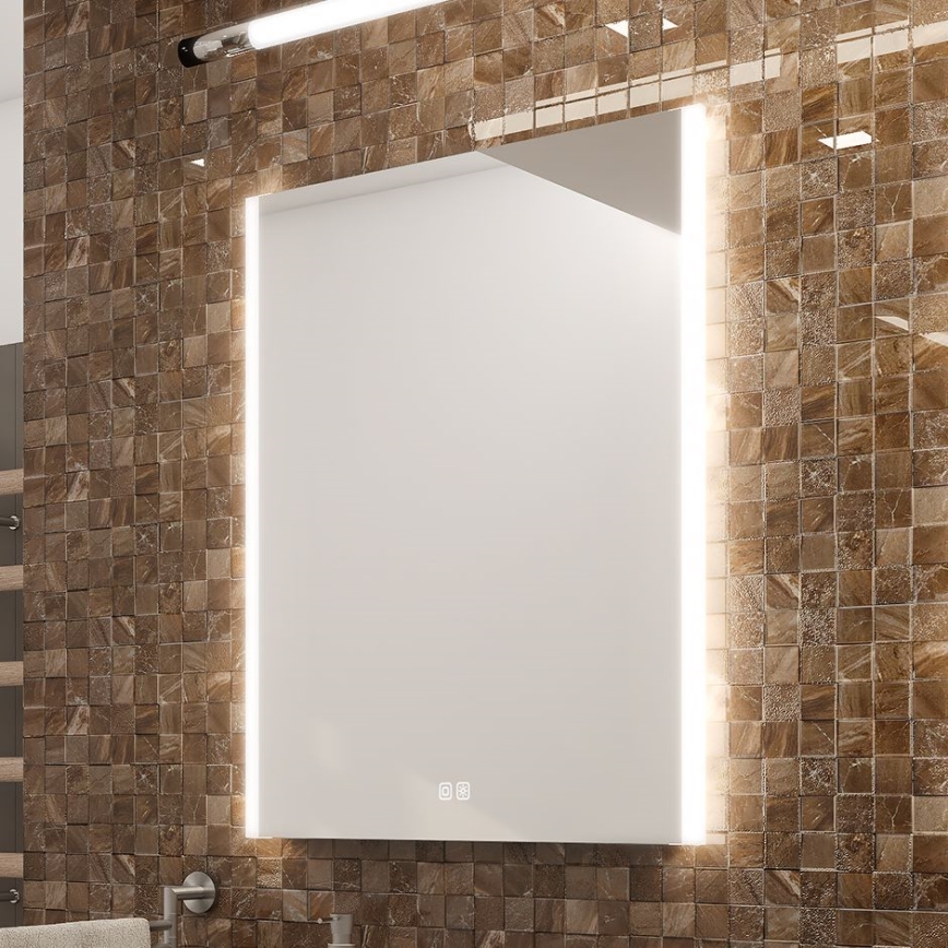 NIMCO ZP 11001VX - LED Kopalniško zatemnitveno osvetljeno ogledalo LED/21W/230V 3000-6500K 70x50 cm IP44