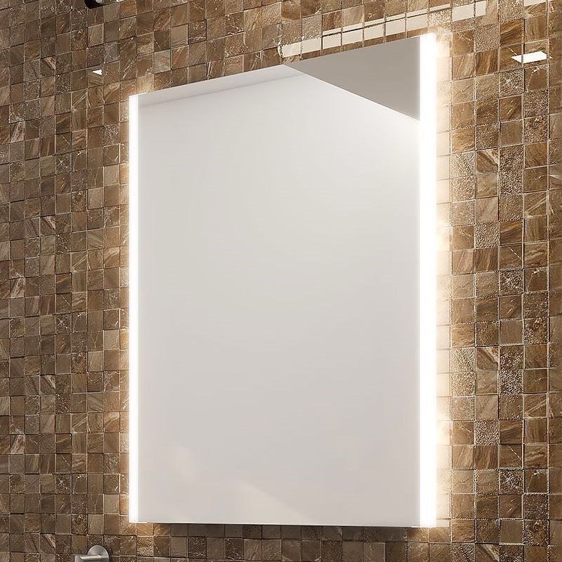 NIMCO ZP 11002 - LED kopalniško ogledalo z osvetlitvijo v ozadju LED/24W/230V 6500K 80x60 cm IP44