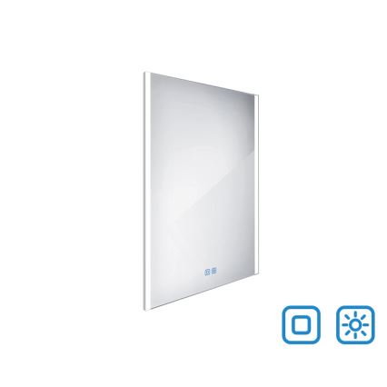 NIMCO ZP 11002VX - LED Kopalniško zatemnitveno osvetljeno ogledalo LED/24W/230V 3000-6500K 80x60 cm IP44