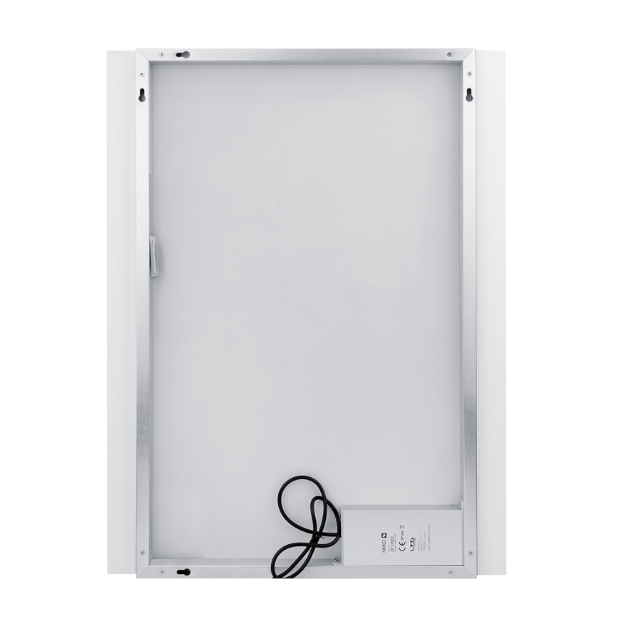 NIMCO ZP 11003 - LED kopalniško ogledalo z osvetlitvijo v ozadju LED/21W/230V 6500K 70x80 cm IP44