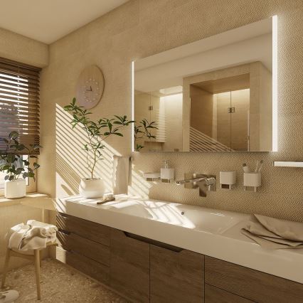 NIMCO ZP 11003 - LED Kopalniško osvetljeno ogledalo LED/21W/230V 6500K 70x80 cm IP44