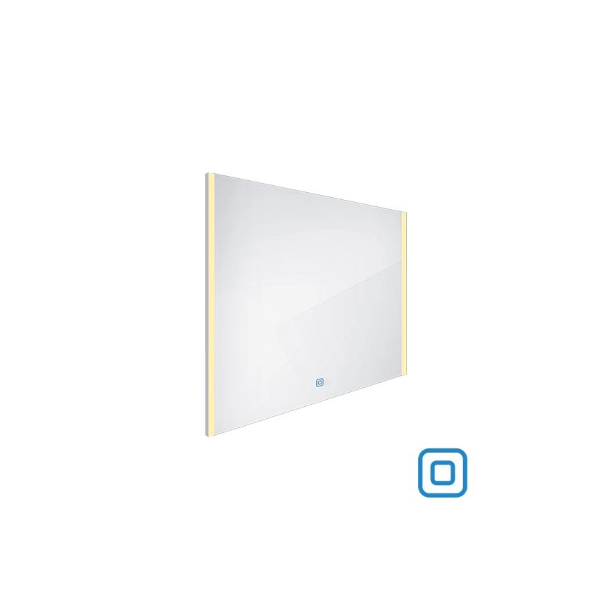 NIMCO ZP 11003V - LED Kopalniško zatemnitveno osvetljeno ogledalo LED/21W/230V 3000-6500K 70x80 cm IP44