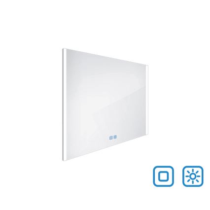 NIMCO ZP 11003VX - LED Kopalniško zatemnitveno osvetljeno ogledalo LED/21W/230V 3000-6500K 70x80 cm IP44