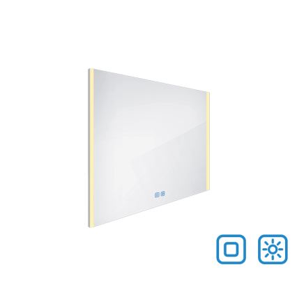 NIMCO ZP 11003VX - LED Kopalniško zatemnitveno osvetljeno ogledalo LED/21W/230V 3000-6500K 70x80 cm IP44