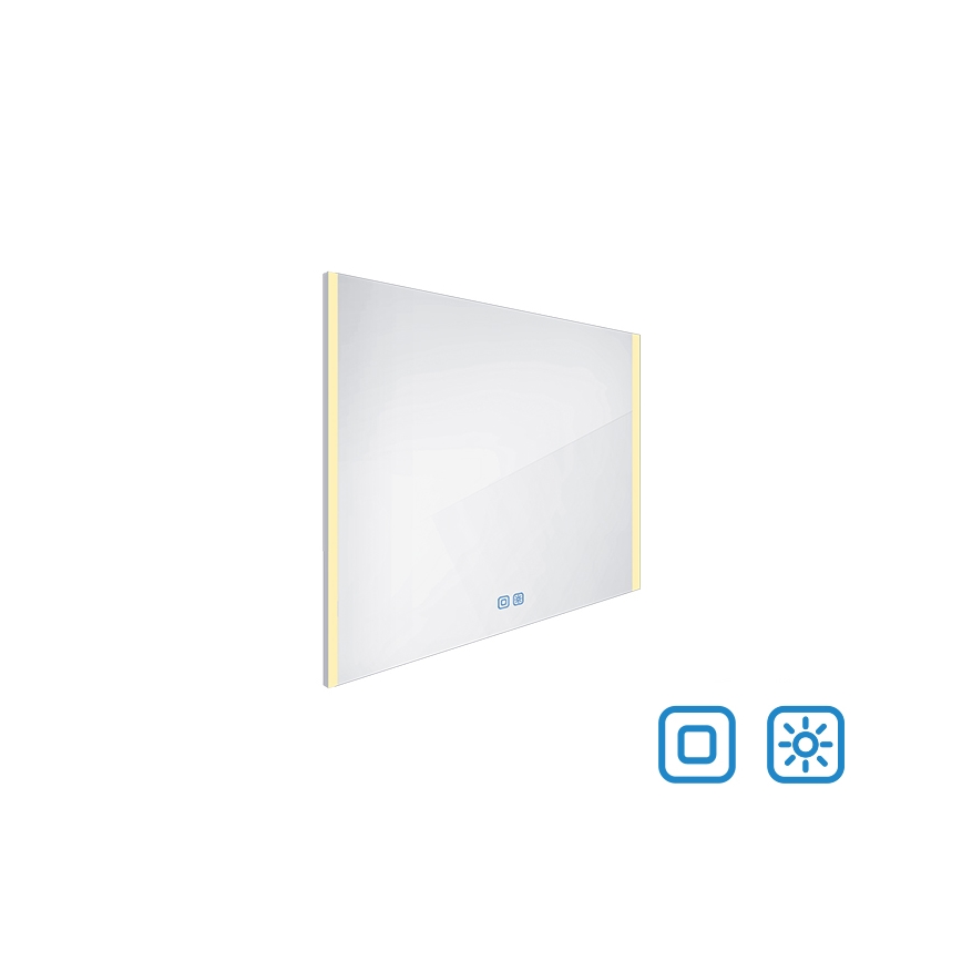 NIMCO ZP 11003VX - LED Kopalniško zatemnitveno osvetljeno ogledalo LED/21W/230V 3000-6500K 70x80 cm IP44