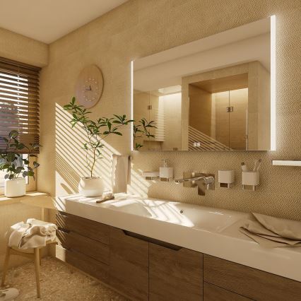 NIMCO ZP 11003VX - LED zatemnljivo kopalniško ogledalo z osvetlitvijo LED/21W/230V 3000-6500K 70x80 cm IP44