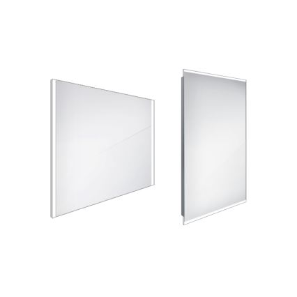 NIMCO ZP 11019 - LED kopalniško ogledalo z osvetlitvijo v ozadju LED/21W/230V 6500K 70x90 cm IP44