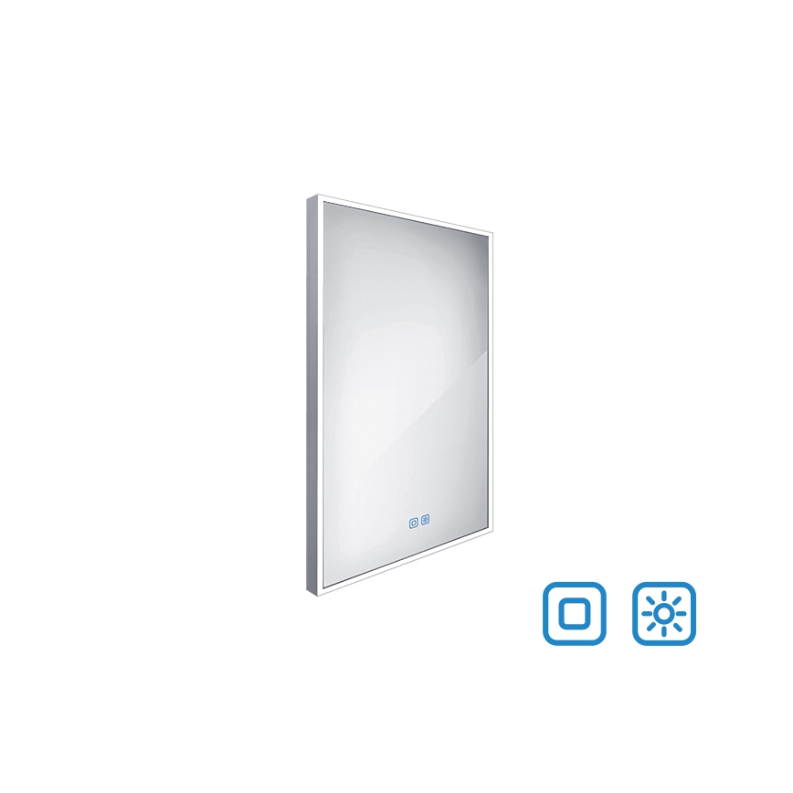 NIMCO ZP 13001VX - LED Kopalniško zatemnitveno osvetljeno ogledalo LED/35W/230V 3000-6500K 70x50 cm IP44