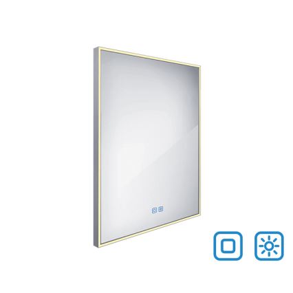 NIMCO ZP 13002VX - LED Kopalniško zatemnitveno osvetljeno ogledalo LED/41W/230V 3000-6500K 80x60 cm IP44