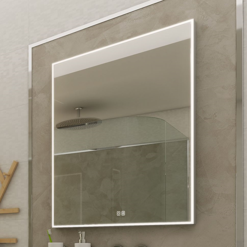 NIMCO ZP 13002VX - LED Kopalniško zatemnitveno osvetljeno ogledalo LED/41W/230V 3000-6500K 80x60 cm IP44
