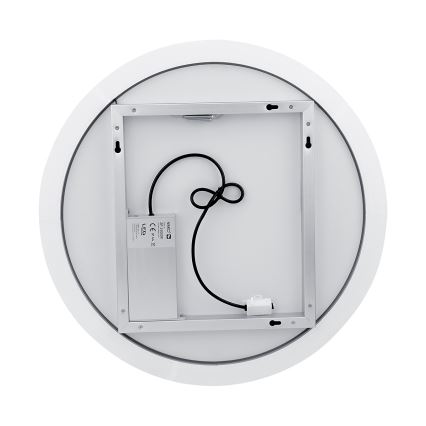 NIMCO ZP 26000R - LED kopalniško ogledalo z osvetlitvijo v ozadju LED/26W/230V 6500K pr. 60 cm IP44