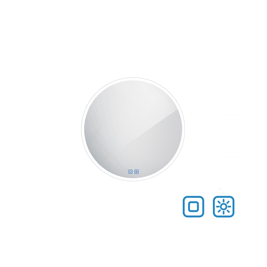 NIMCO ZP 26000RVX - LED zatemnjevalno kopalniško ogledalo z osvetlitvijo LED/26W/230V 3000-6500K premer 60 cm IP44