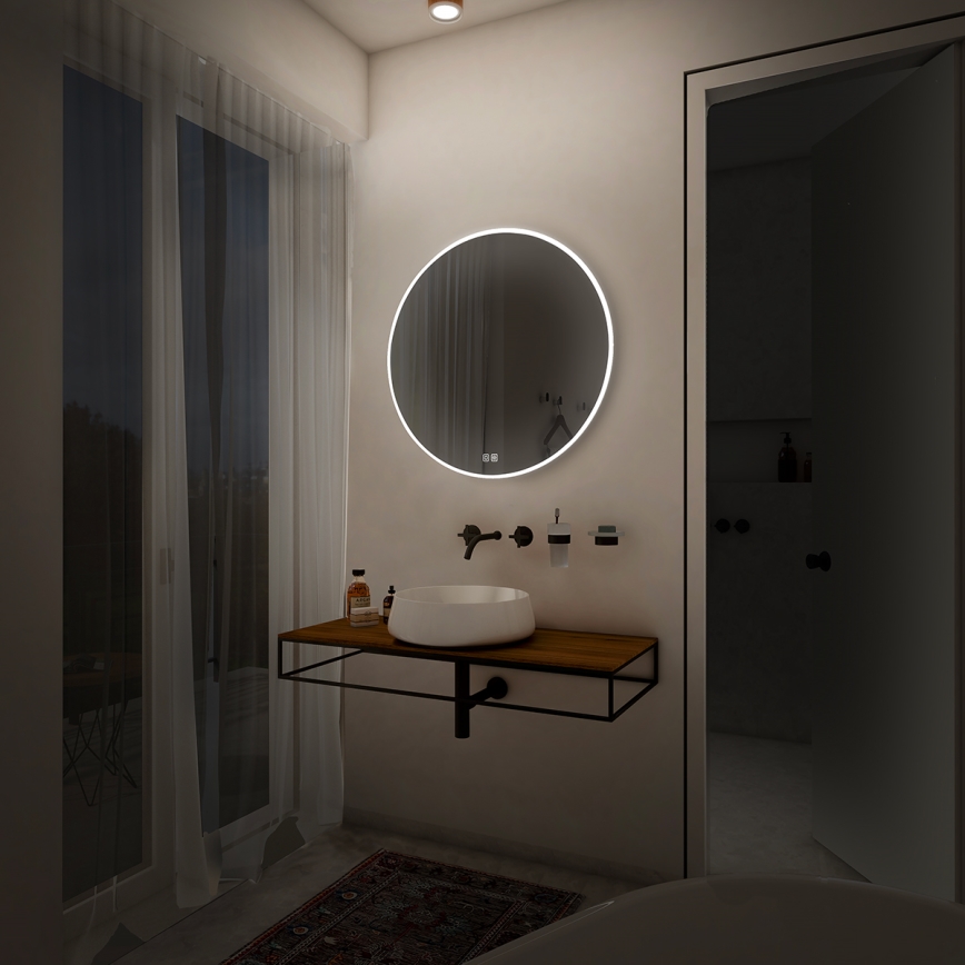 NIMCO ZP 26000RVX - LED zatemnjevalno kopalniško ogledalo z osvetlitvijo LED/26W/230V 3000-6500K premer 60 cm IP44