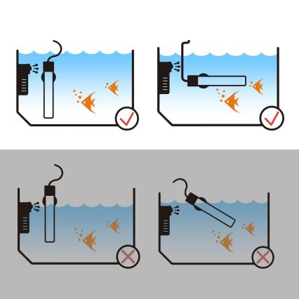 Nobleza - Akvarijski grelec 100W iz nerjavečega jekla