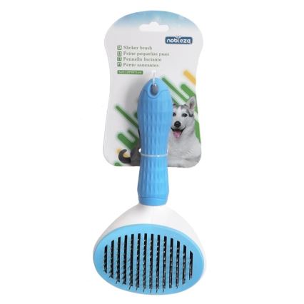 Nobleza - Glavnik za pse in mačke modra 11 cm