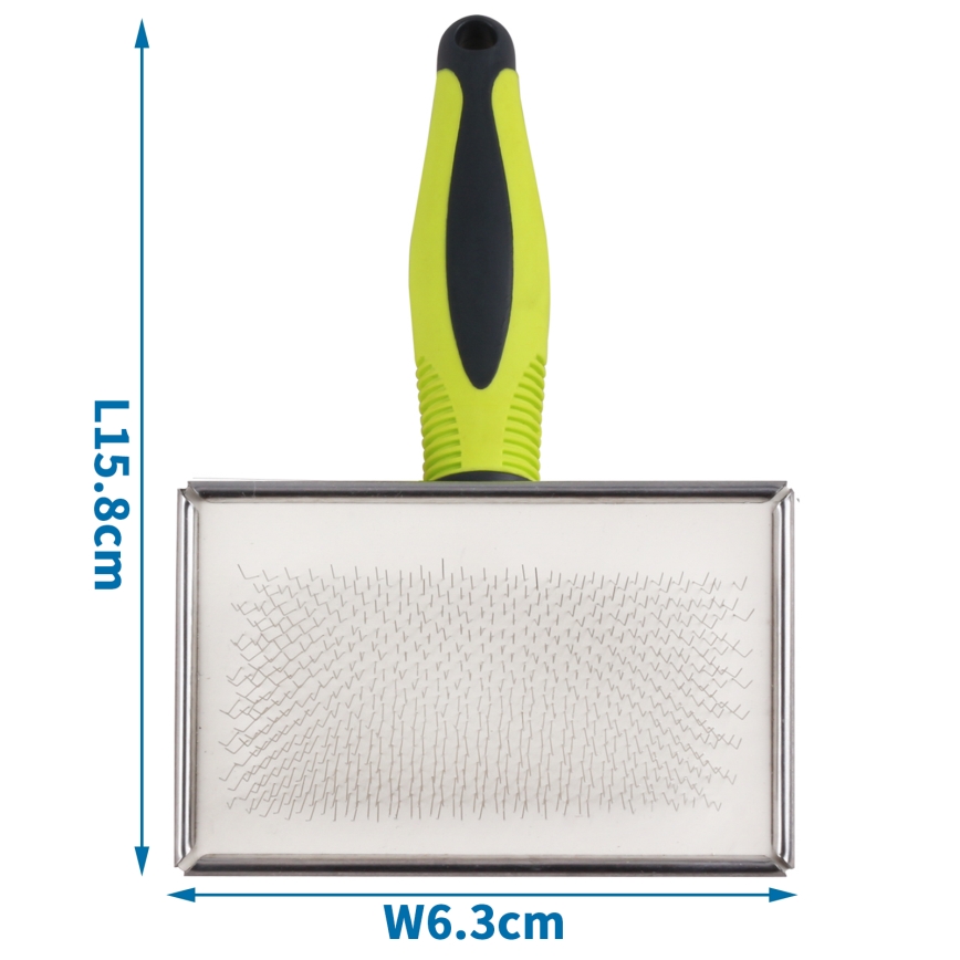 Nobleza - Glavnik za pse zelena 6,3 cm