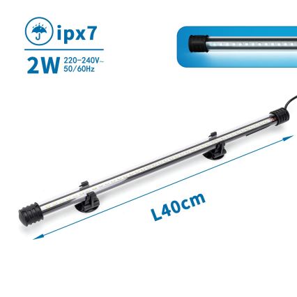 Nobleza - LED Osvetlitev akvarija LED/2W/230V IPX7 40 cm