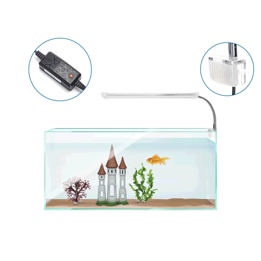Nobleza - LED Osvetlitev akvarija LED/6W/230V IPX7 23 cm