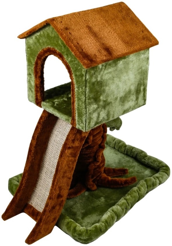 Nobleza - Praskalnik za mačke 73,5x66x47 cm hiša