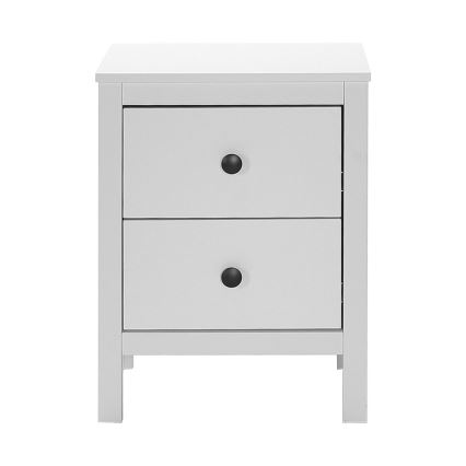 Nočna omarica 61x46 cm bela