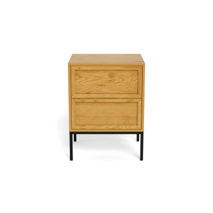 Nočna omarica ALIN 46x40 cm svetlo rjava