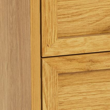 Nočna omarica ALIN 46x40 cm svetlo rjava